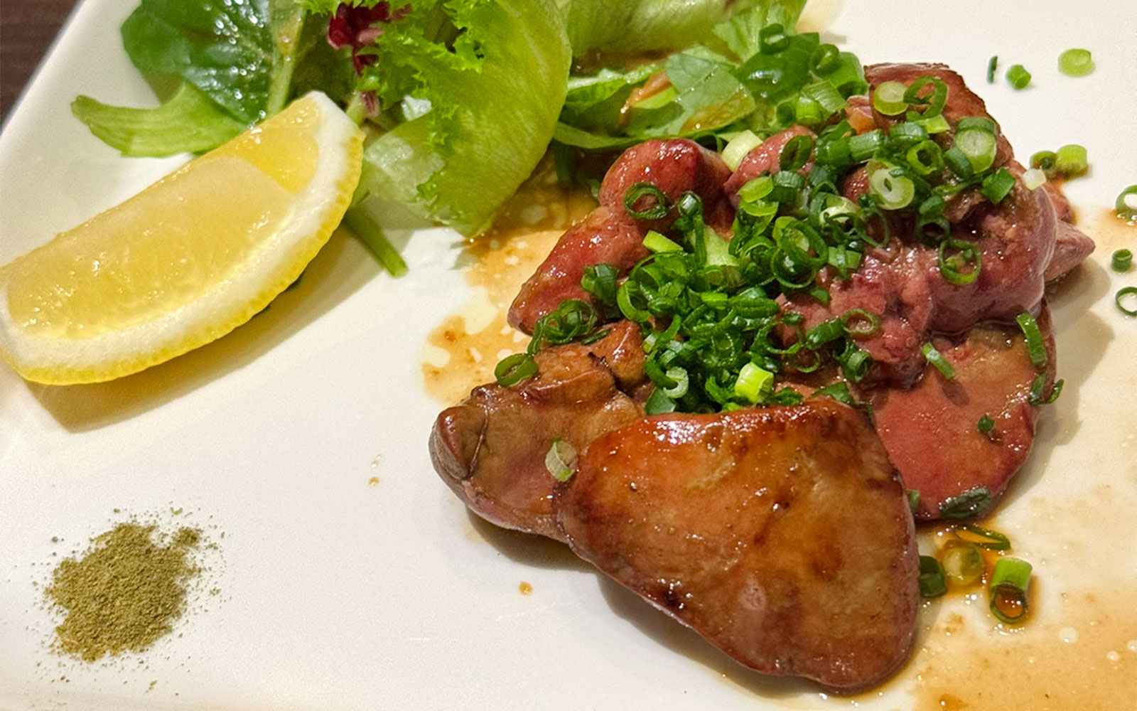 鶏レバーたれ焼き