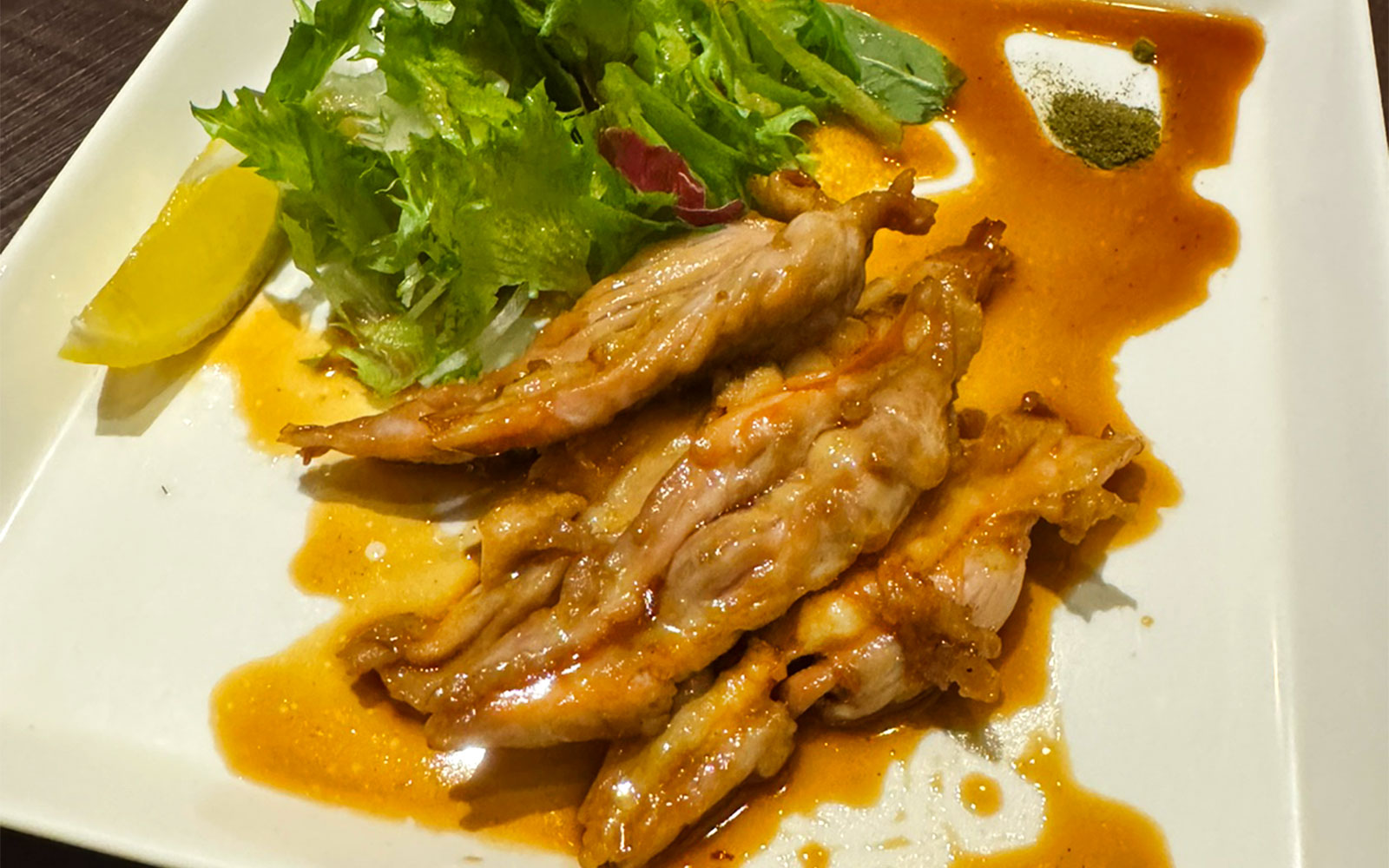 鶏せせり山椒焼